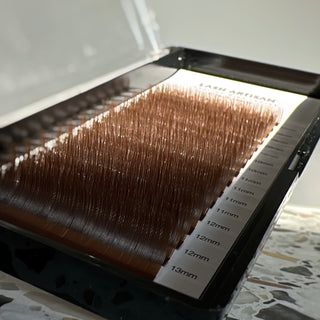 Brown Crafted Eyelash Extensions