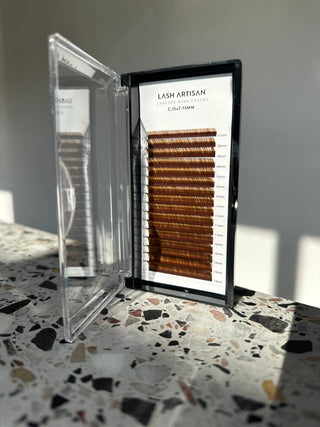 Brown Crafted Eyelash Extensions